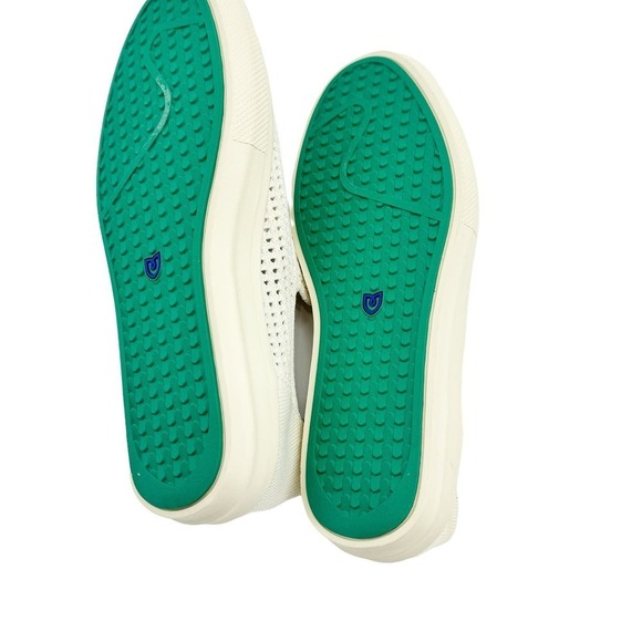 Rothy's Rare Perforated White Round Toe Slip On Sneaker Women's Size 9 NWOB - Picture 7 of 8